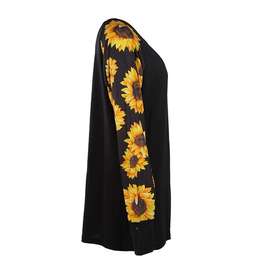 Chemise à manches longues pour femmes avec un design floral et une coupe décontractée Chic und Stil