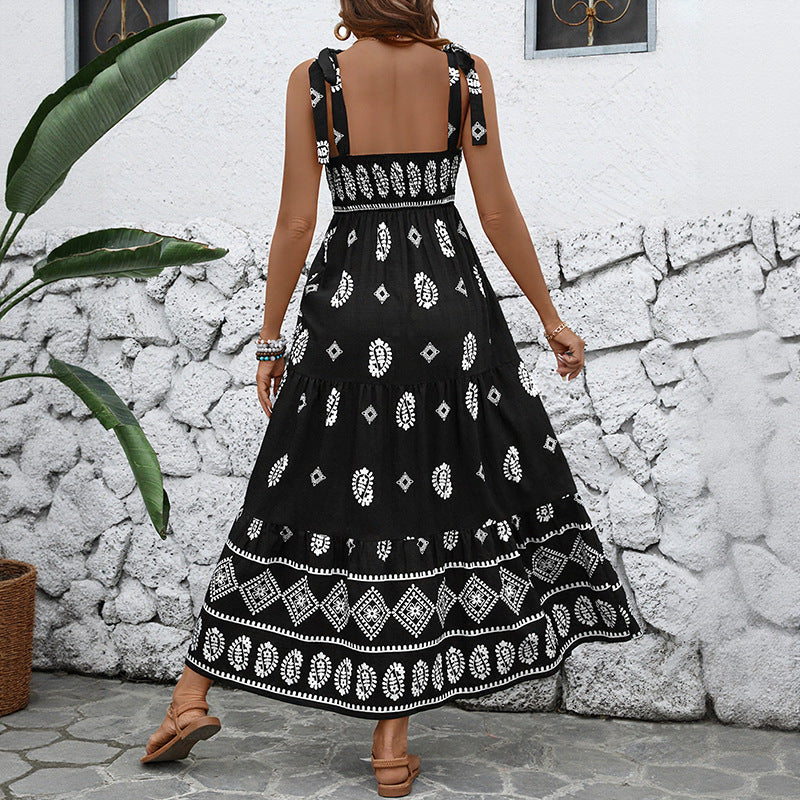 Femme Bohème Couches Maxirobe Chic und Stil
