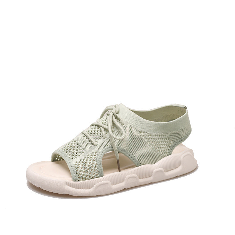 Sandales de loisirs respirantes pour femmes avec tige élastique et semelle antidérapante Chic und Stil