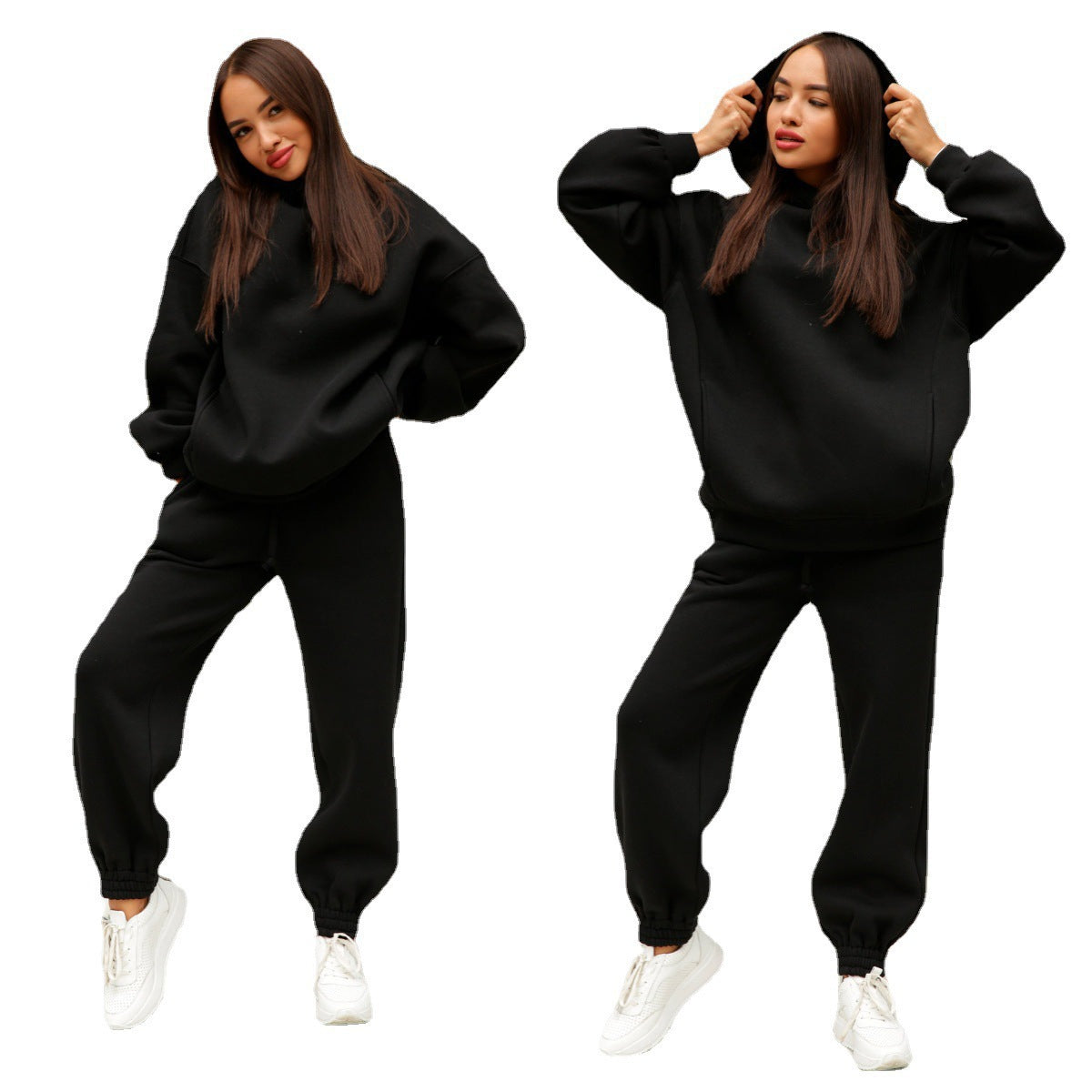 Ensemble de sweat-pants à capuche confortable pour femmes Chic und Stil