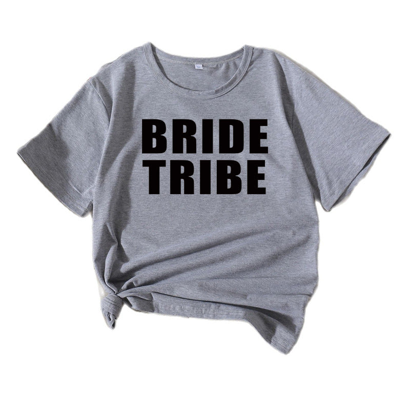 T-shirt graphique de loisirs pour femmes Brauttribe Chic und Stil