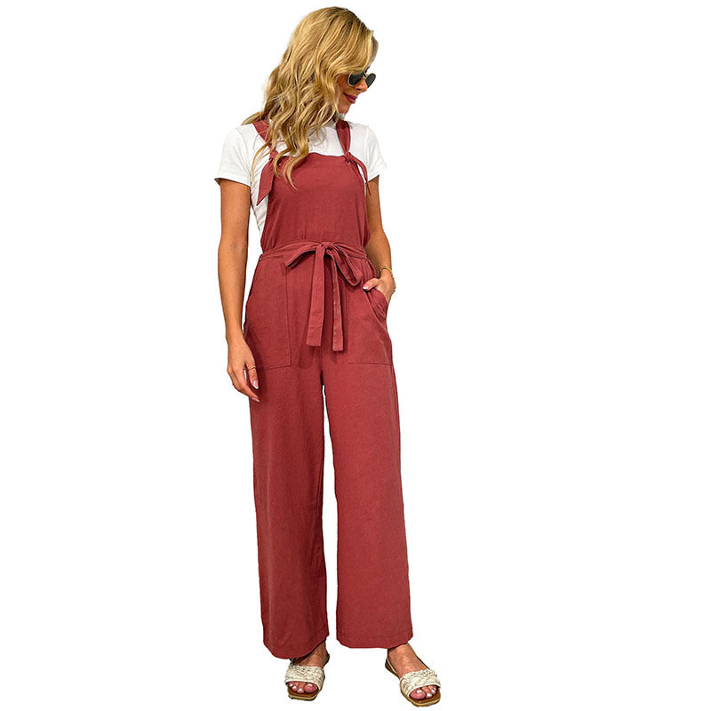 Salopette large pour femmes avec ceinture ajustable et poches Chic und Stil