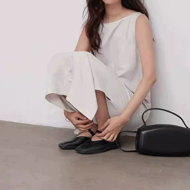 Robe maxi sans manches pour femmes Chic und Stil