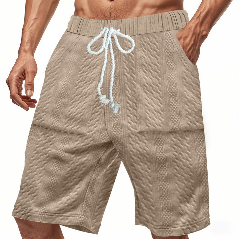 Shorts de bain sportifs pour hommes avec taille élastique et cordon de serrage Chic und Stil