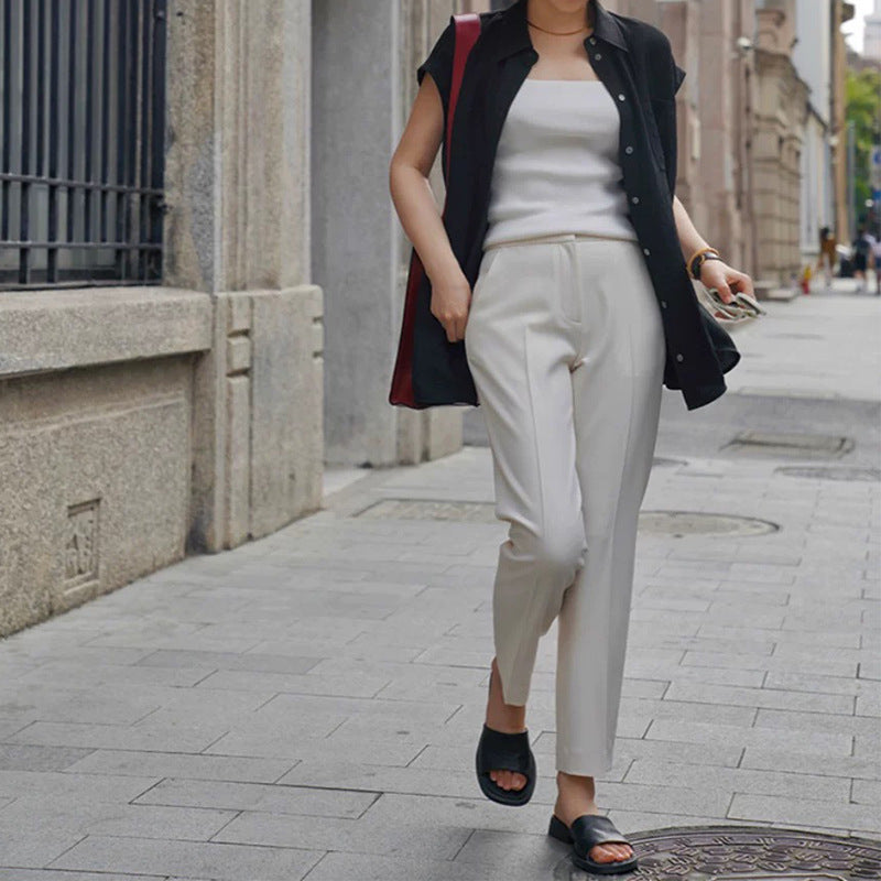 Chemise à boutons superposée décontractée pour femmes Chic und Stil