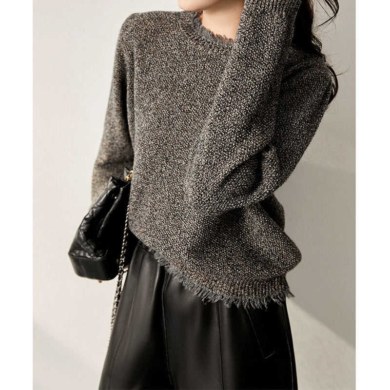 Pull en tricot texturé pour femmes Chic und Stil