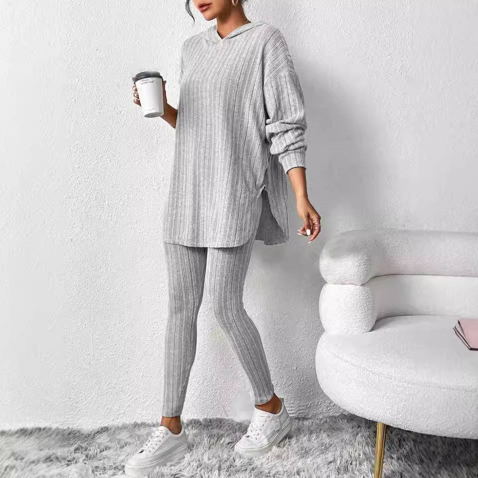 Ensemble décontracté pour dames avec pull oversize et leggings Chic und Stil