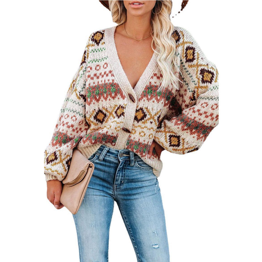 Gilet pour femmes avec motif folklorique et coupe décontractée Chic und Stil
