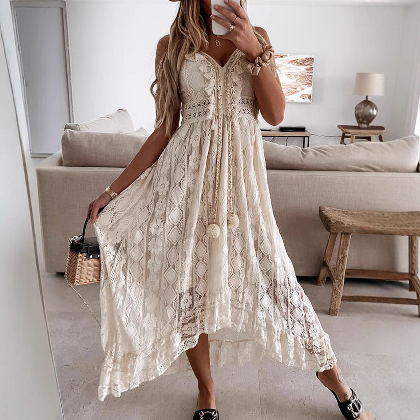 Robe maxi en dentelle Chic und Stil pour dames
