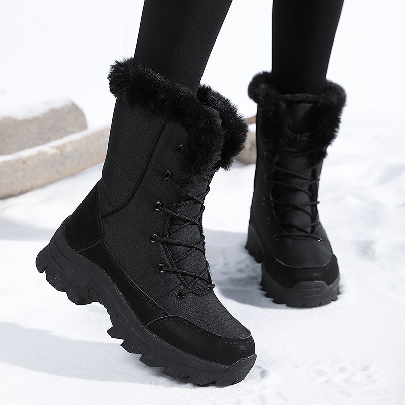 Bottes d'hiver pour dames avec doublure intérieure isolante et semelle profilée antidérapante Chic und Stil