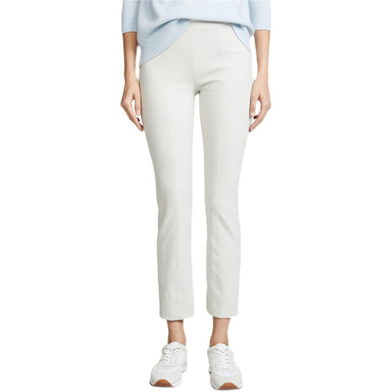 Pantalon taille haute ajusté pour femme Chic und Stil