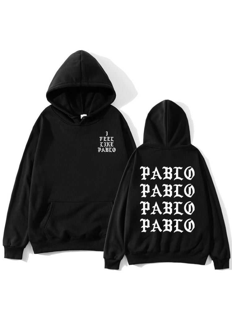 Pull à capuche pour femmes avec déclaration graphique Chic und Stil