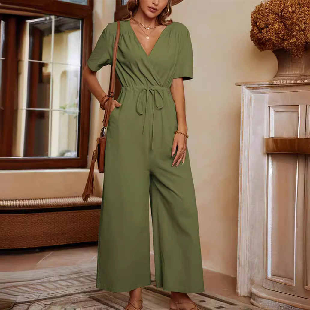 Combinaison décontractée pour femmes taille haute avec poches pratiques Chic und Stil