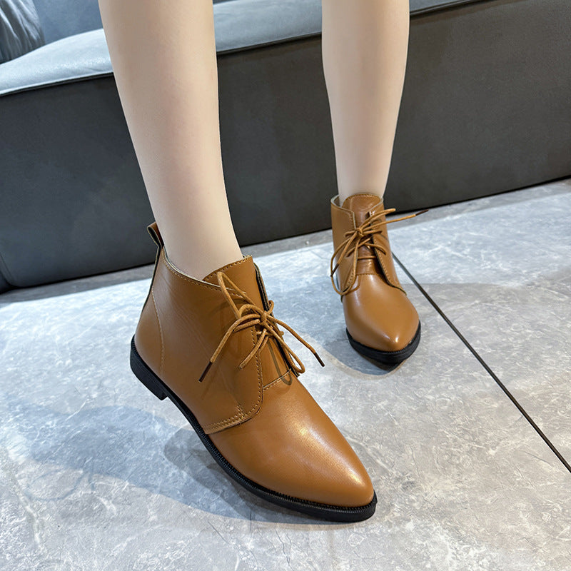 Bottes élégantes pour femmes avec un bout pointu et cuir de haute qualité Chic und Stil