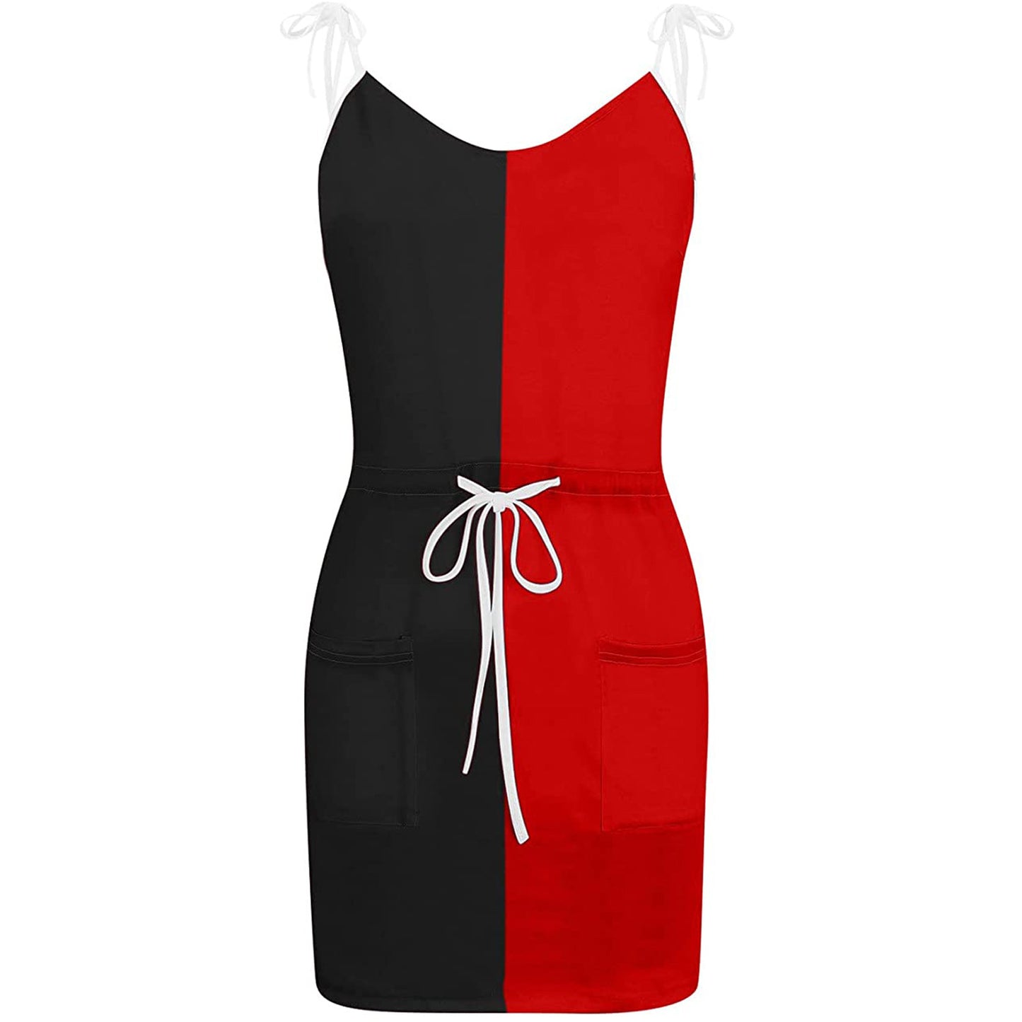 Robe d'été décontractée pour femmes avec des bretelles réglables et des poches pratiques Chic und Stil