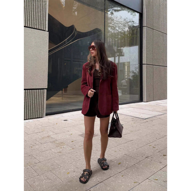 Blazer mode pour femmes en tissu de haute qualité Chic und Stil