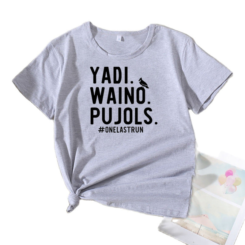 T-shirt graphique de loisirs pour femmes Chic und Stil