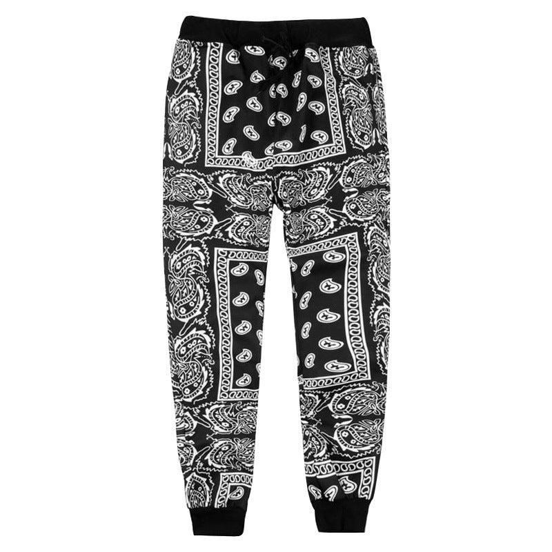 Pantalon de jogging décontracté pour hommes avec motif bandana unique Chic und Stil