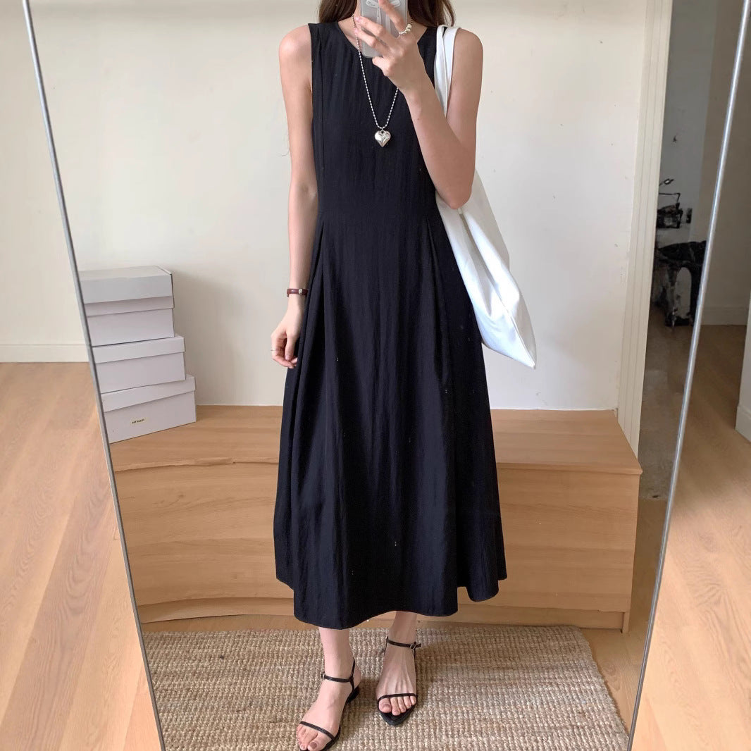 Robe Maxi A-ligne sans manches Chic und Stil pour dames