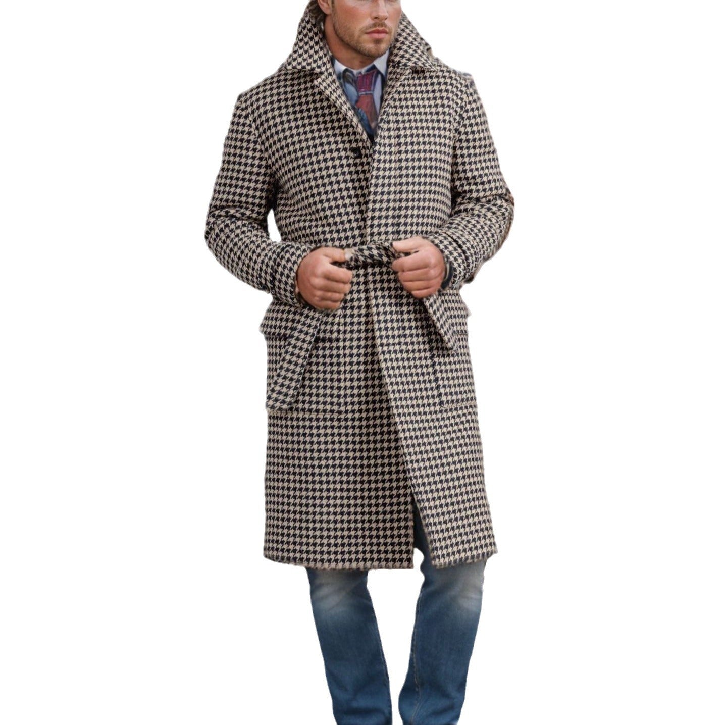 Classic wool coat for men Chic and Style