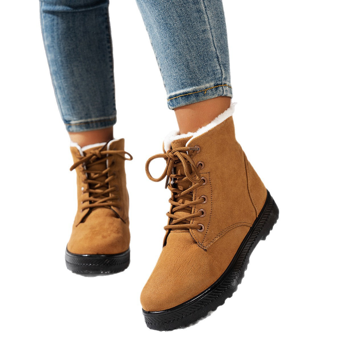 Bottes d'hiver pour femmes avec doublure confortable et semelle antidérapante Chic und Stil