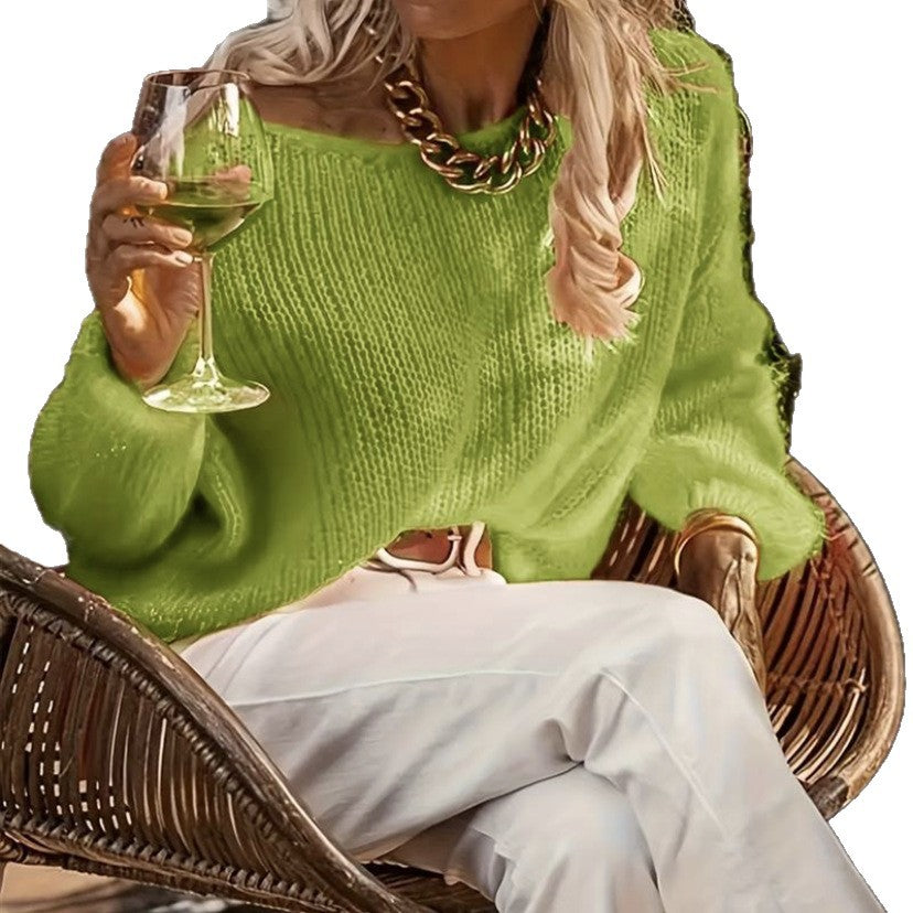 Pull en maille épaisse pour femmes avec coupe décontractée et manches larges Chic und Stil