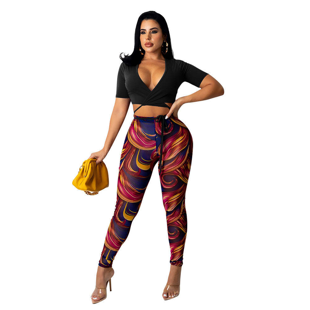 Leggings Fashion Hauts pour Femmes Chic und Stil