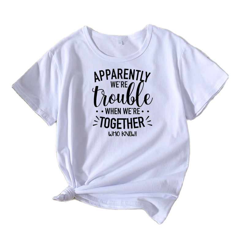 T-shirt graphique de loisirs pour femmes Chic und Stil 1751262403