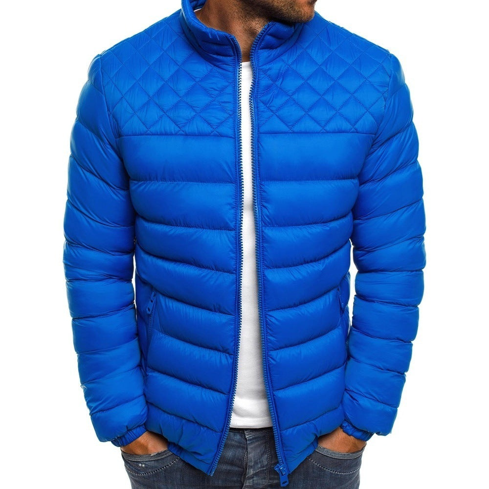 Veste matelassée pour hommes avec col haut et poignets élastiques Chic und Stil