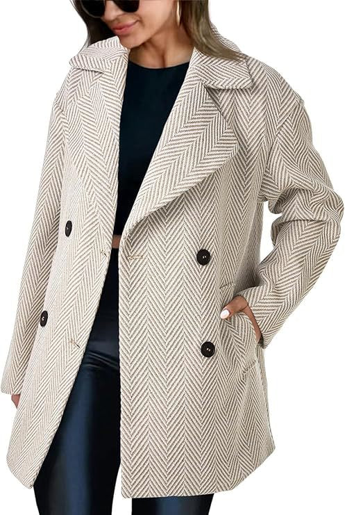 Dame manteau de transition à double rangée Chic und Stil