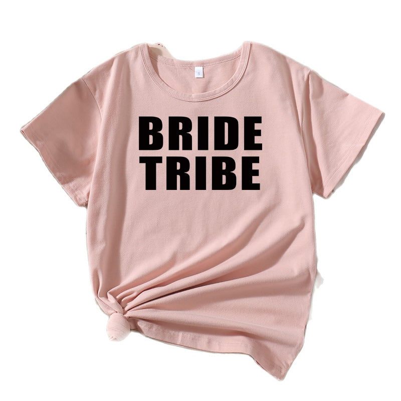T-shirt graphique de loisirs pour femmes Brauttribe Chic und Stil