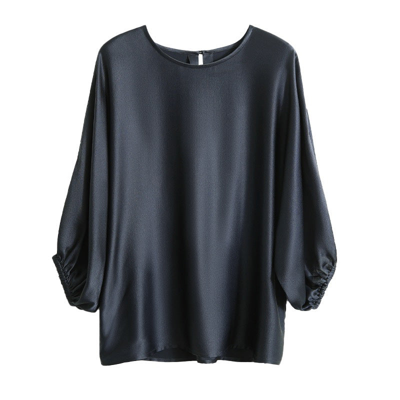 Blouse à manches bouffantes élégante pour femmes Chic und Stil