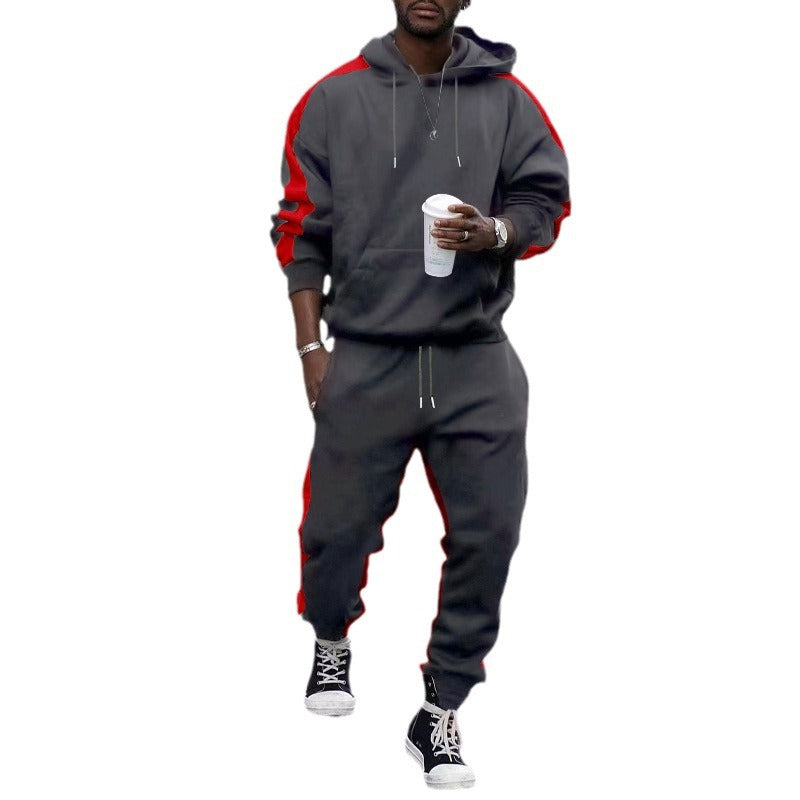 Veste de jogging sportif pour hommes avec éléments latéraux contrastés Chic und Stil