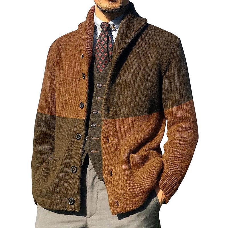 Veste élégante pour hommes avec col montant et détails en bouton Chic und Stil