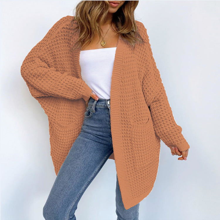 Veste en maille épaisse pour femmes avec coupe décontractée et poches pratiques Chic und Stil