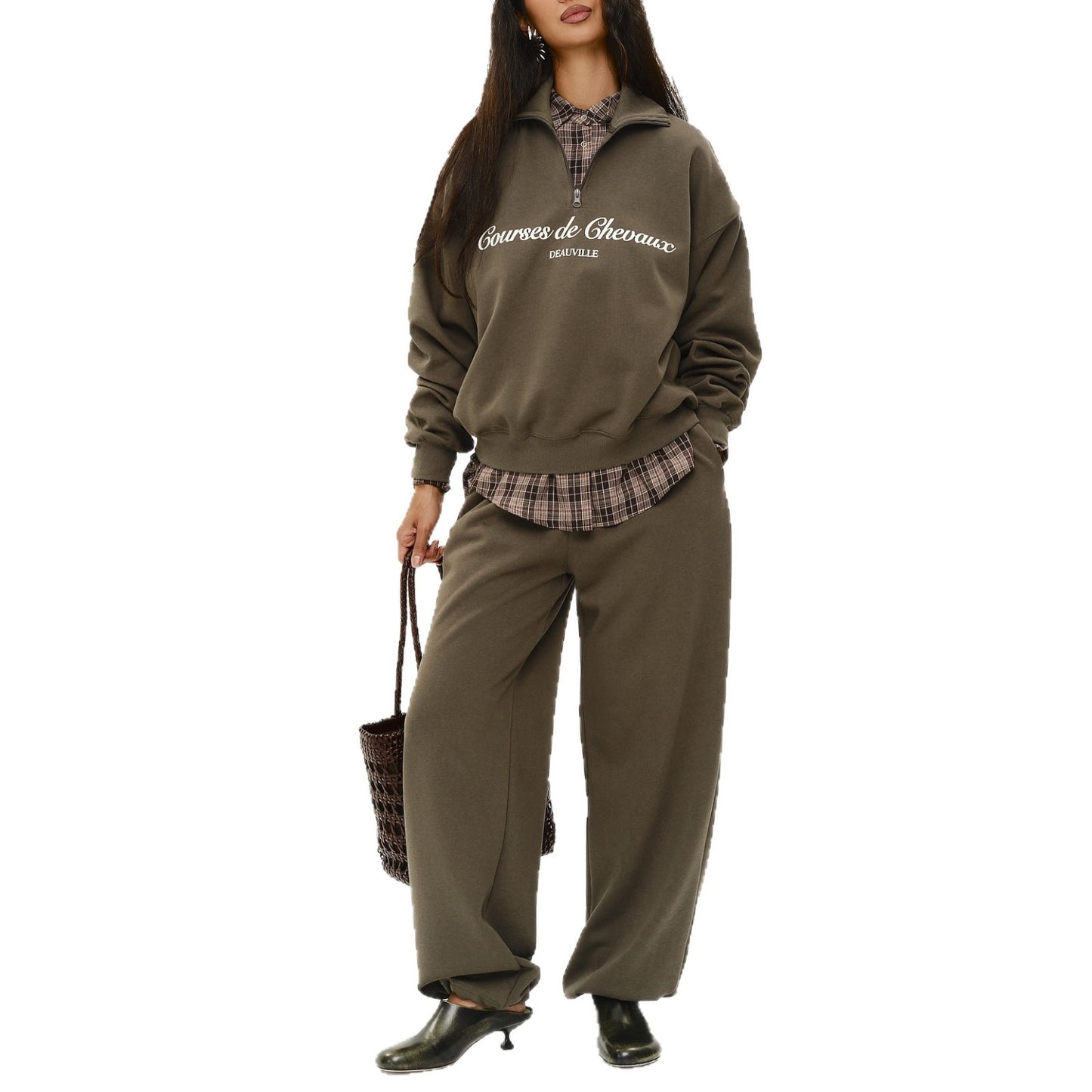 Women Loose Sweatpants and Sweatshirt Set Chic and Style