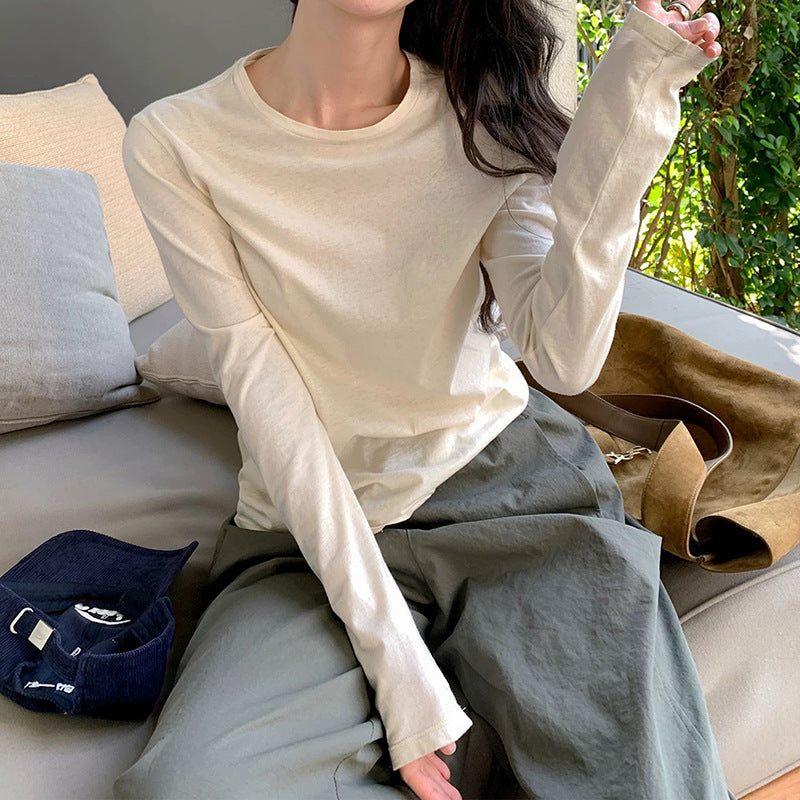 Haut de base à manches longues pour femme Chic und Stil
