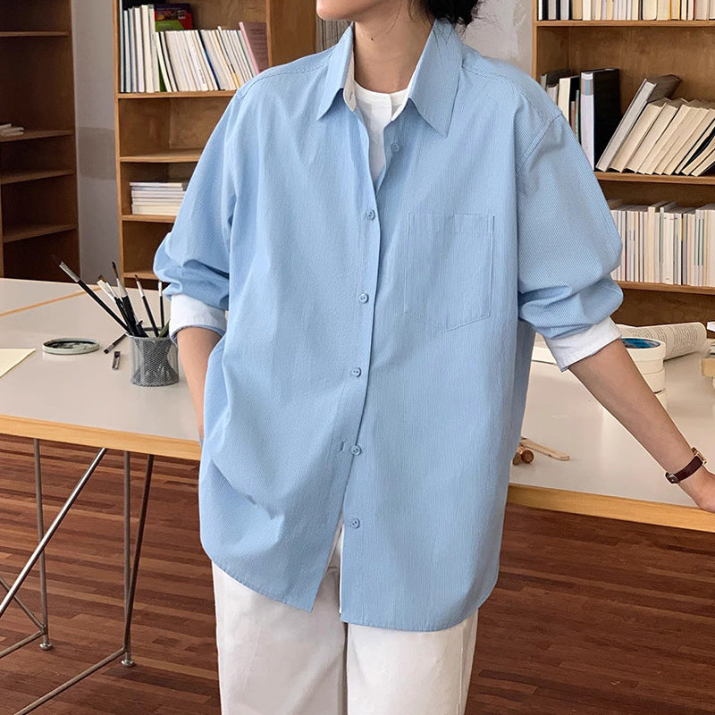 Chemisier oversized à bouton pour femmes Chic und Stil