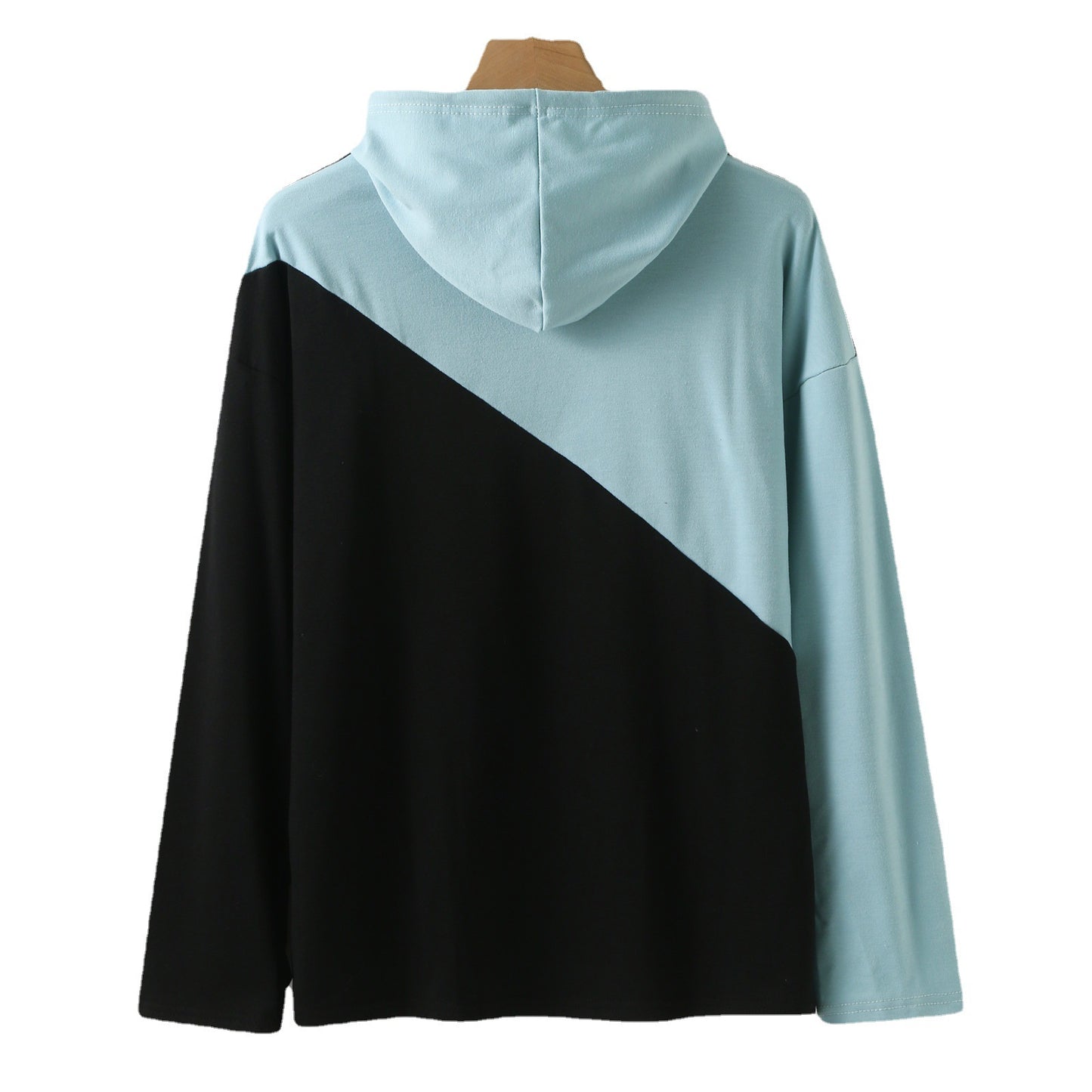 Sweat à capuche pour femme avec un design de coloris moderne et une poche kangourou pratique Chic und Stil