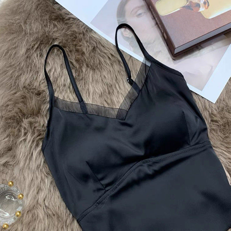 Haut cami superposé élégant pour femmes Chic und Stil