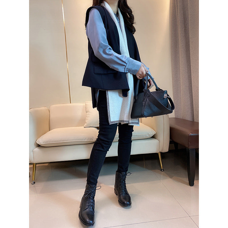 Gilet utilitaire empilé élégant pour femmes Chic und Stil