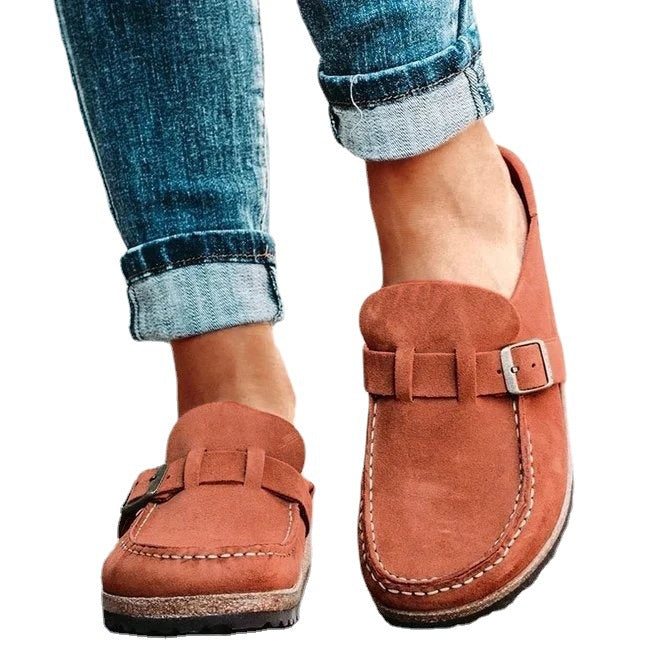 Ballerines en daim pour femmes Chic und Stil