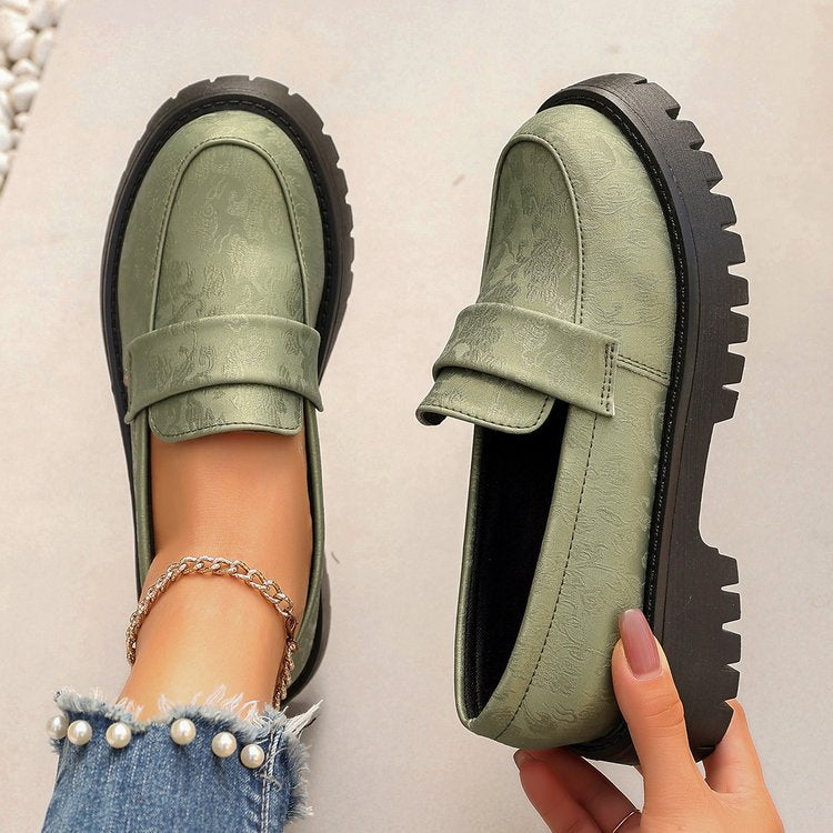 Loafers pour femmes avec profil robuste et design élégant Chic und Stil