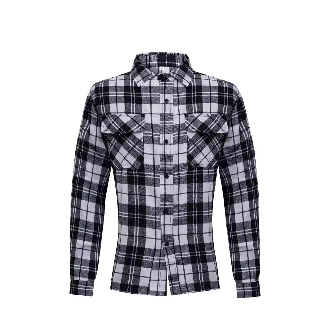 Chemise en flanelle à carreaux pour hommes Chic und Stil
