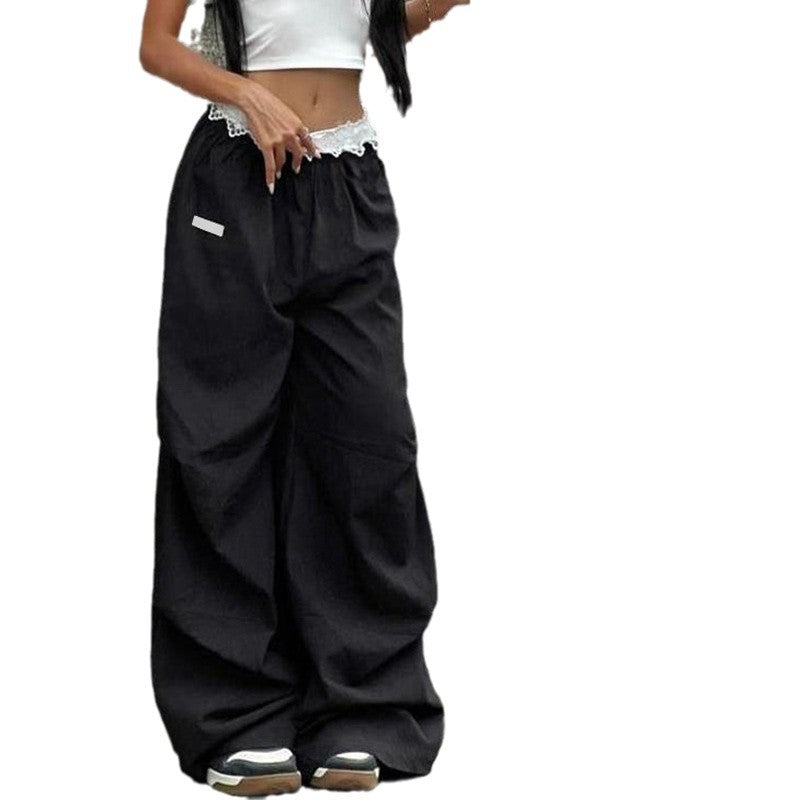 Pantalons Palazzo pour femmes avec jambe large et dentelle Chic und Stil