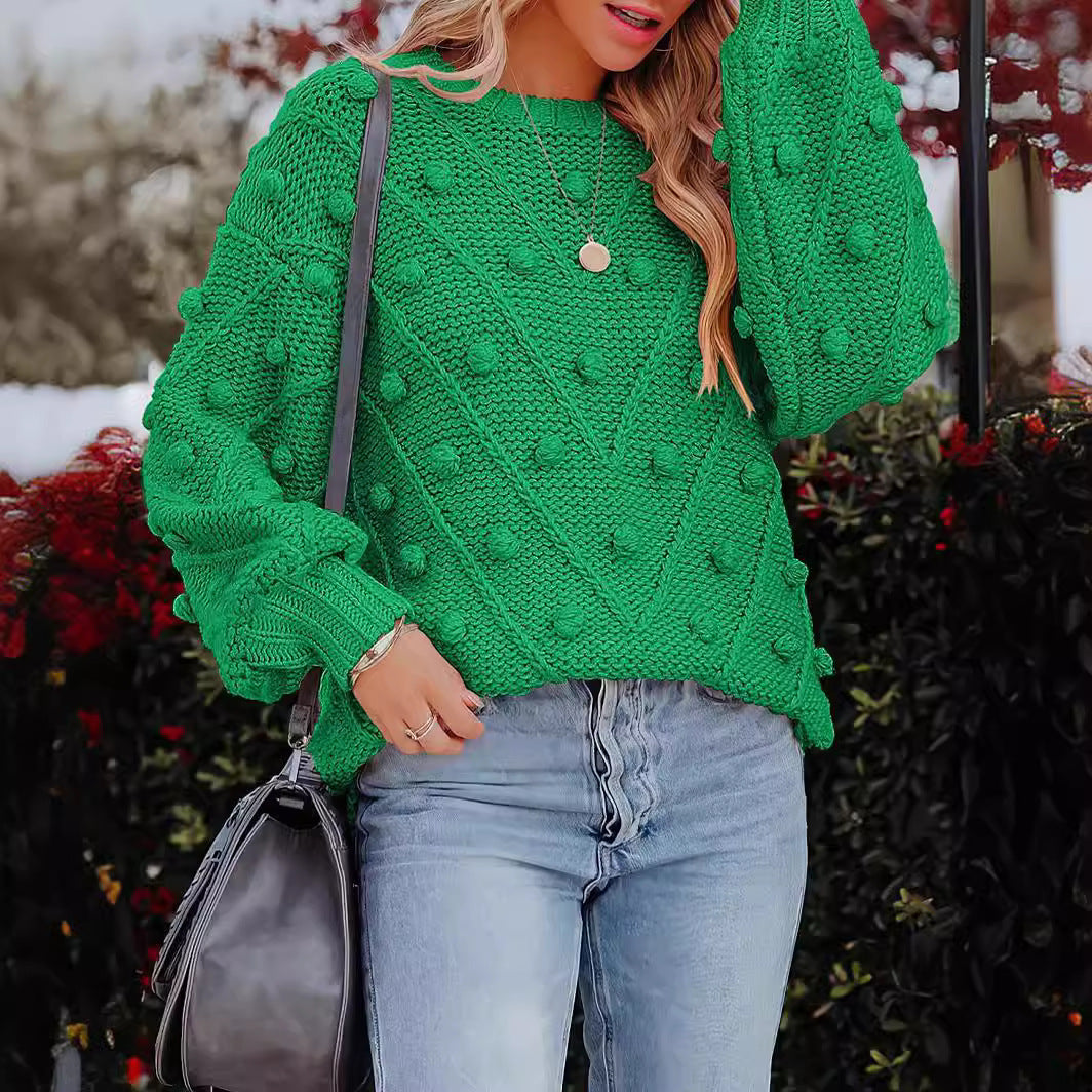 Pull en tricot stylé pour femmes avec motif 3D texturé Chic und Stil