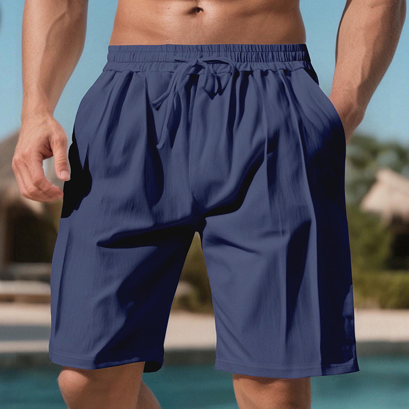 Shorts de loisirs pour hommes en matériau léger et respirant avec une taille élastique Chic und Stil