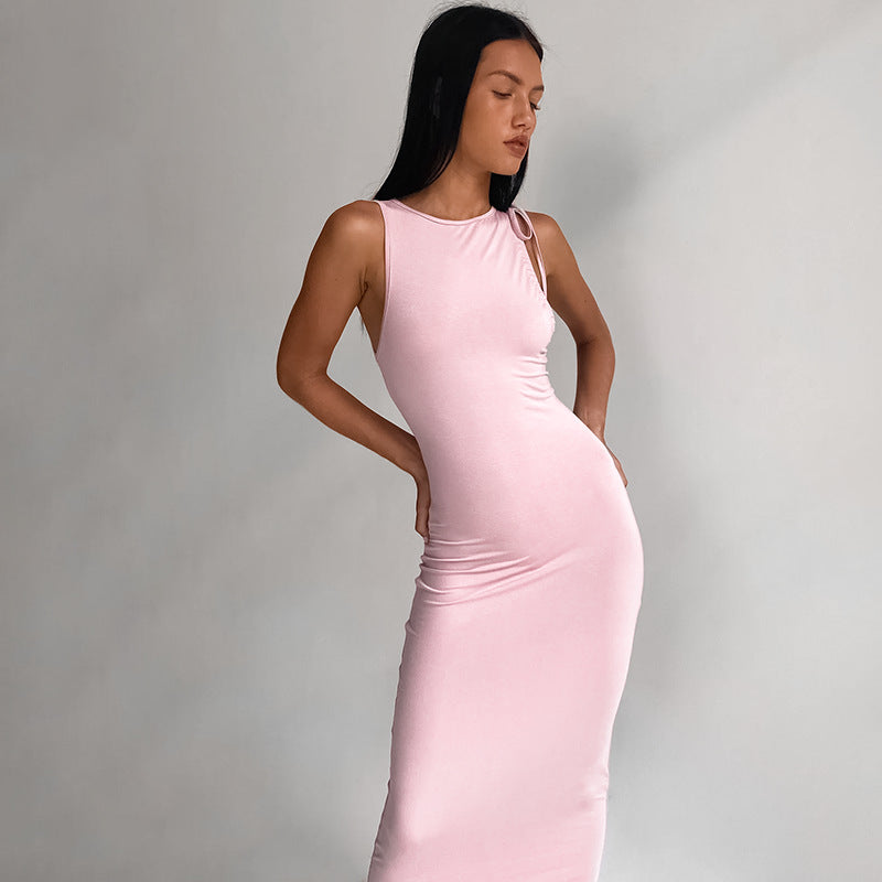 Robe Maxi Slip Femme Chic und Stil
