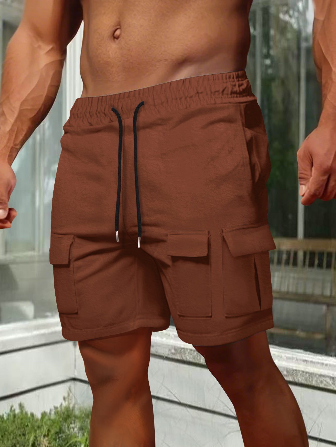 Shorts Actifs Style Cargo pour Hommes Chic und Stil