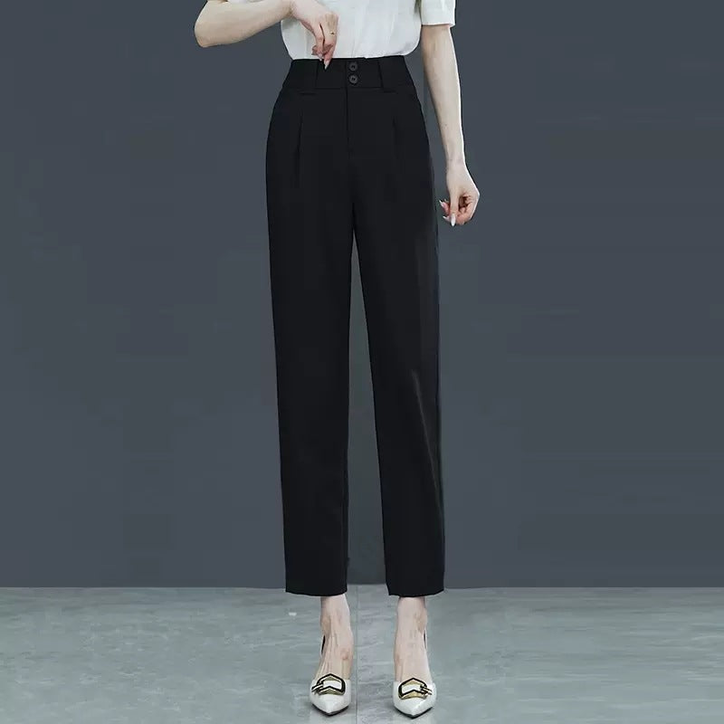 Pantalon taille haute ajusté pour femmes Chic und Stil 1750846599